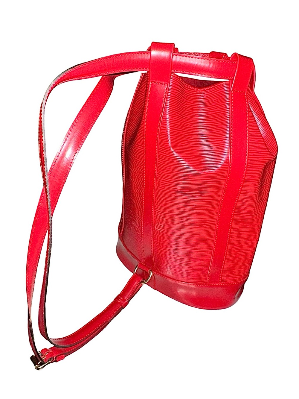 1995 LOUIS VUITTON Randonnée PM - Red Epi Leather - #AR0935